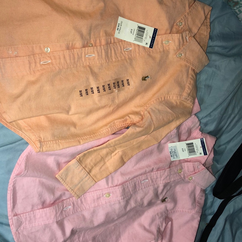 2 NWT polo button ups